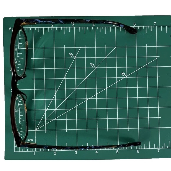 Diane Von Furstenberg Eyeglasses Frames DVF5093 210 Blue Tortoise 52-18-135 - Picture 13 of 14